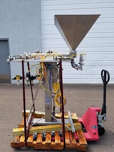 Used HINDS-BOCK DEPOSITOR Filler Machine MODEL 2P-64
