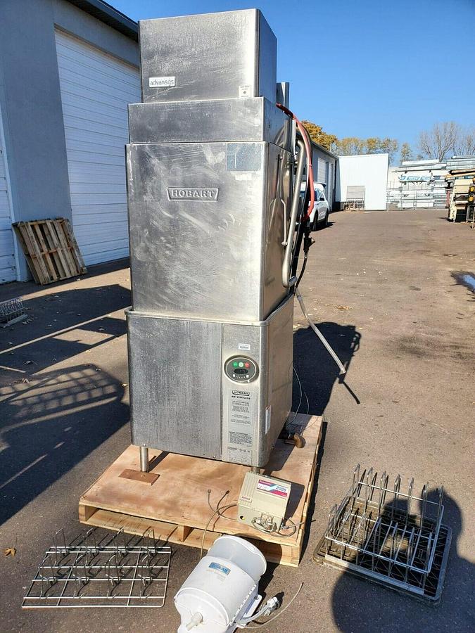 Used HOBART AM15VLT Tall Dishwasher Pan Washer