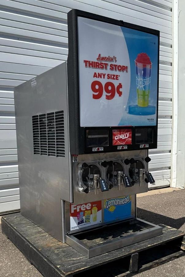 Used 3 Flavor ICEE FROZEN BEVERAGE and SLUSHY DISPENSER