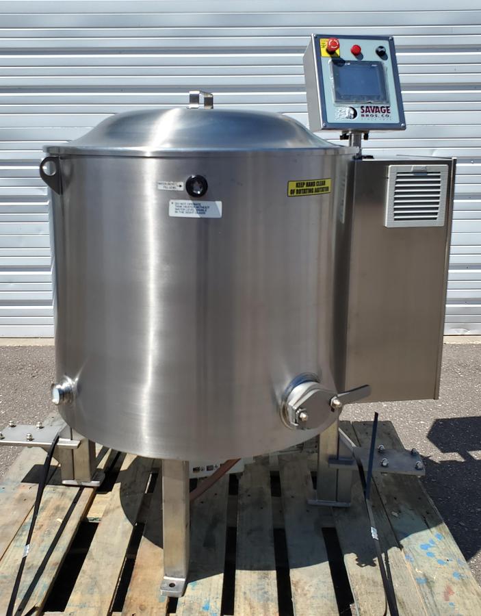 Used SAVAGE BROS 450 Lb Chocolate Melter Conditioner Tempering Machine Mixing Kettle