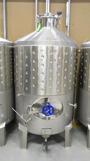 Used * 2 TANKS * 250 Gal Glycol Jacketed + 250 Gal SS Wine Cider Tanks for Fermenting