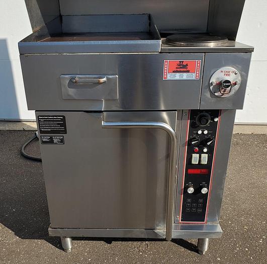 Used WELLS VSC2000 WVOC-2HFG Ventless Range w/ Oven, Griddle & Hot Plates