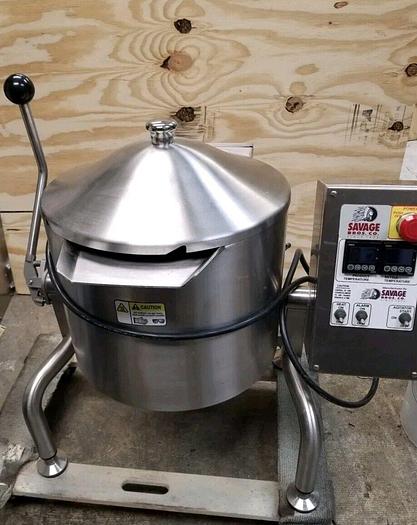 Used SAVAGE Bros Model 0937 Countertop Fudge Mixer Mixing Kettle