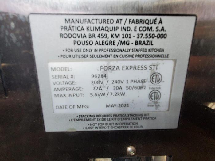 Used PRATICA FORZA EXPRESS STI Ventless Oven