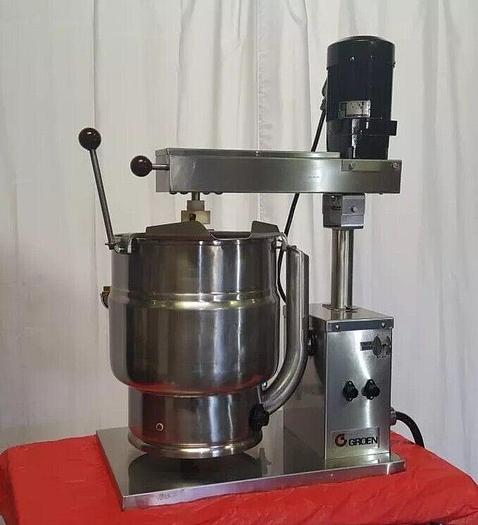 Used GROEN TDB/7-20 20 qt Jacketed Steam Mixing Kettle
